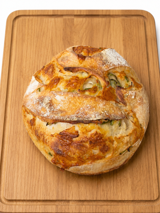 Jalapeño Cheddar Sourdough Loaf
